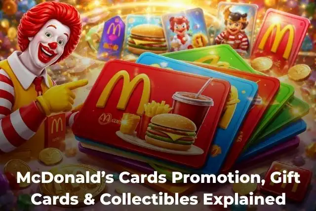 McDonald’s cards 2026 including trading cards and gift Arch Card